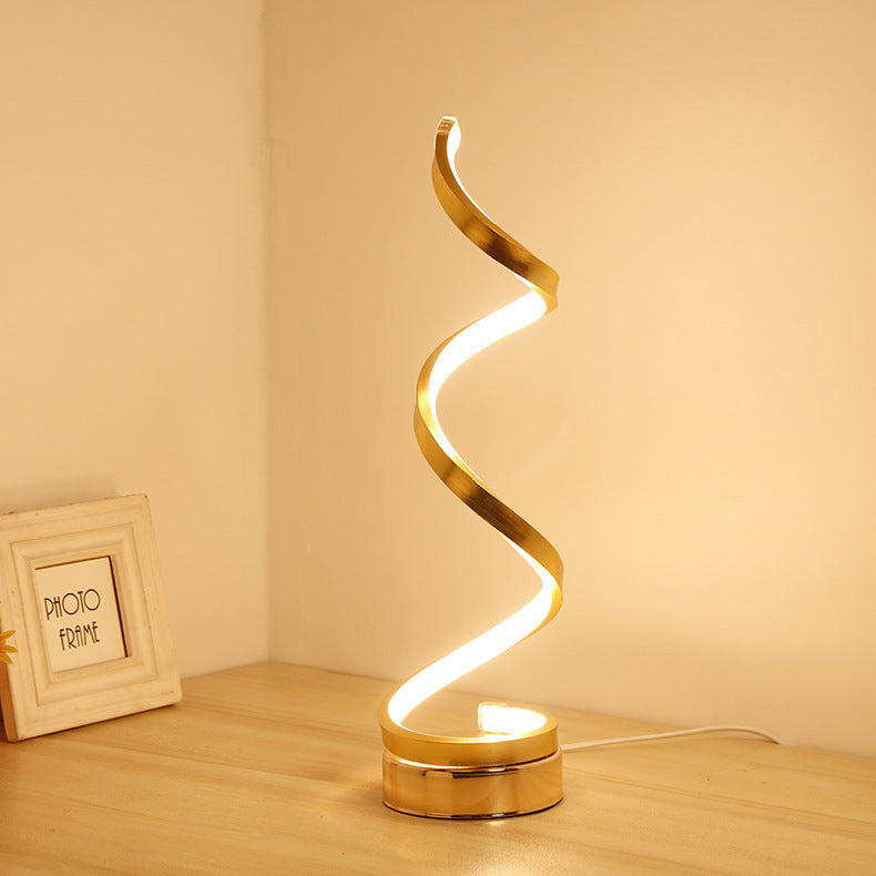 Montmartre - Sculptural Spiral Table Lamp - Lumière Paris
