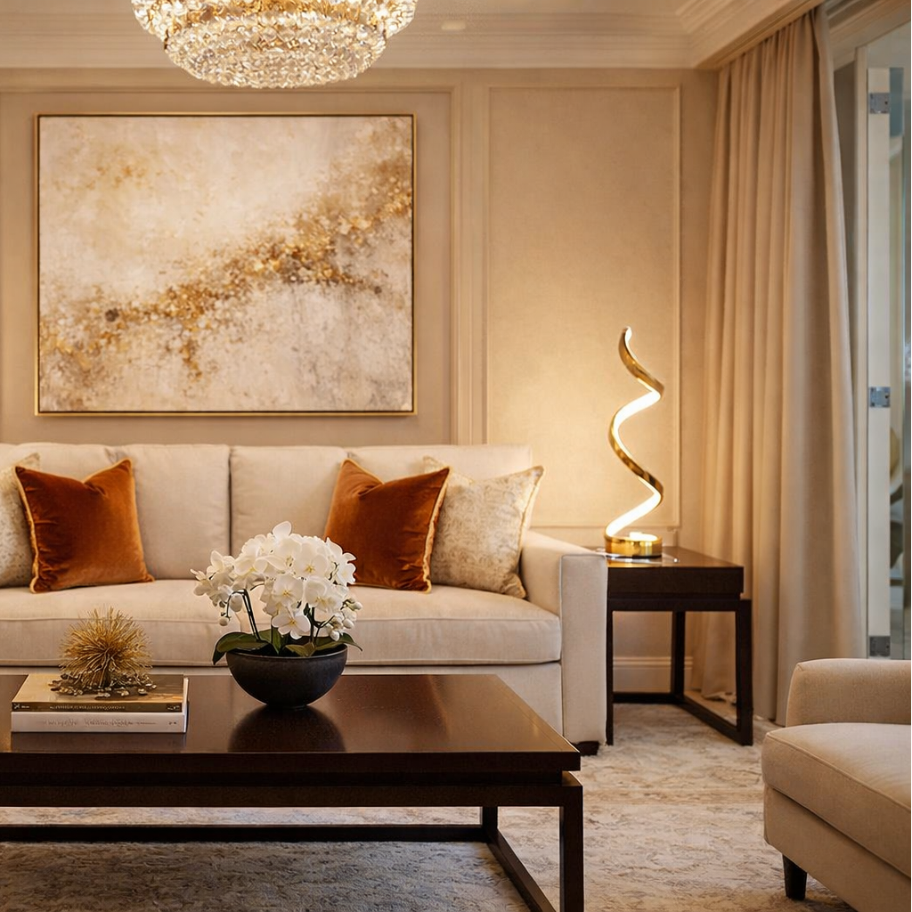 Montmartre - Sculptural Spiral Table Lamp - Lumière Paris