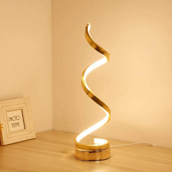 Montmartre - Sculptural Spiral Table Lamp - Lumière Paris